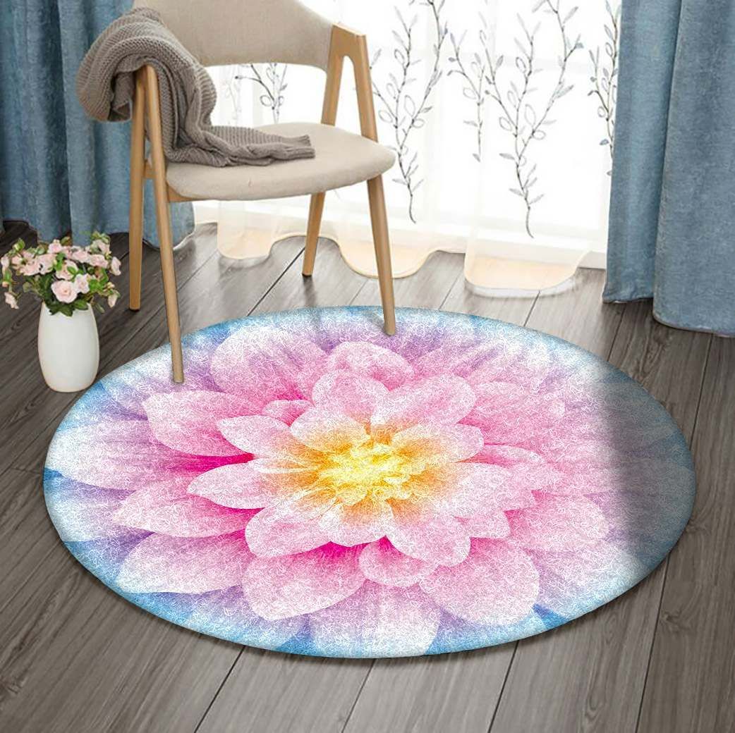 Flower Round Carpet