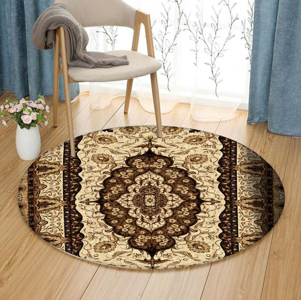 Flower Round Carpet
