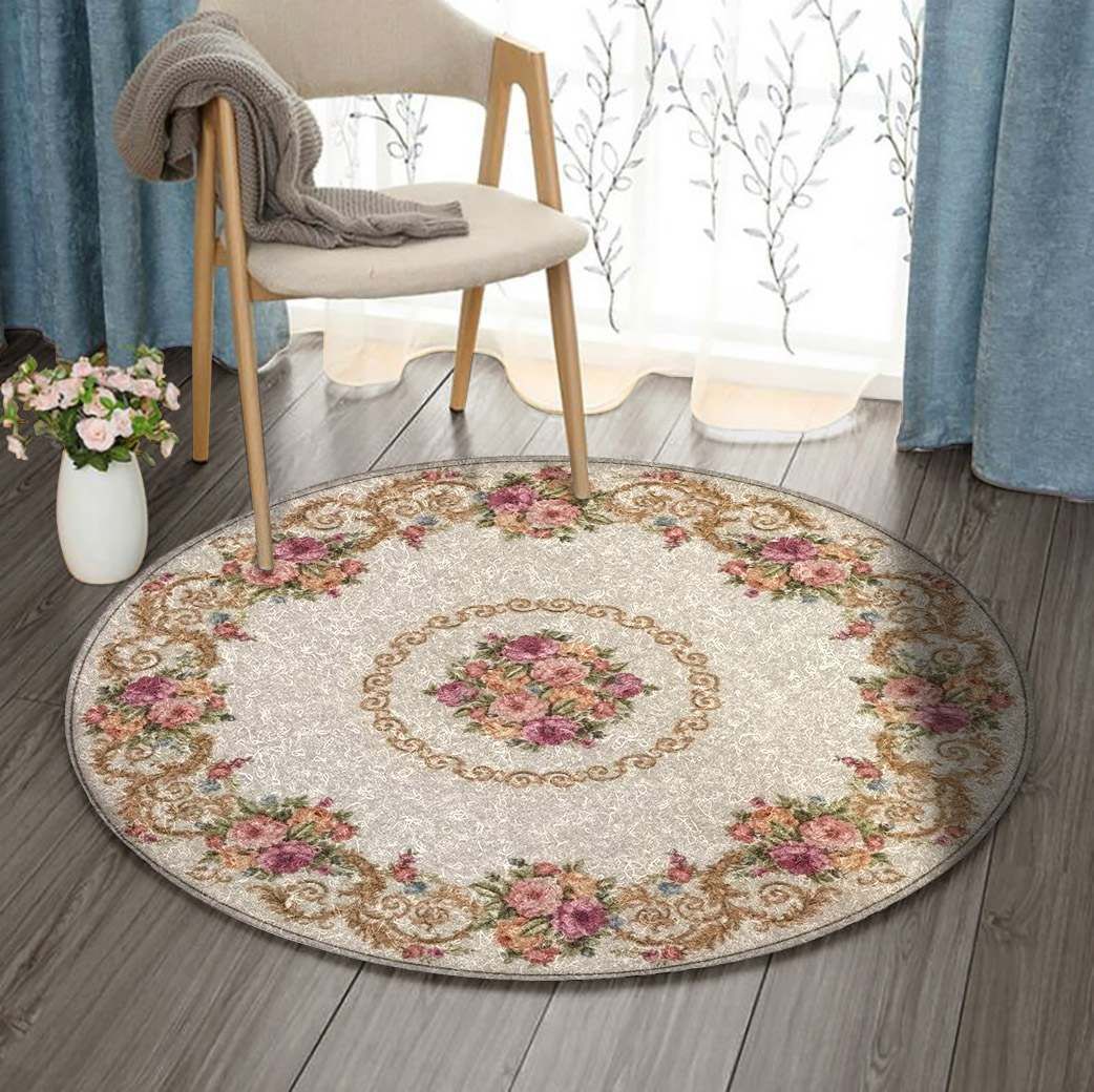 Flower Round Carpet