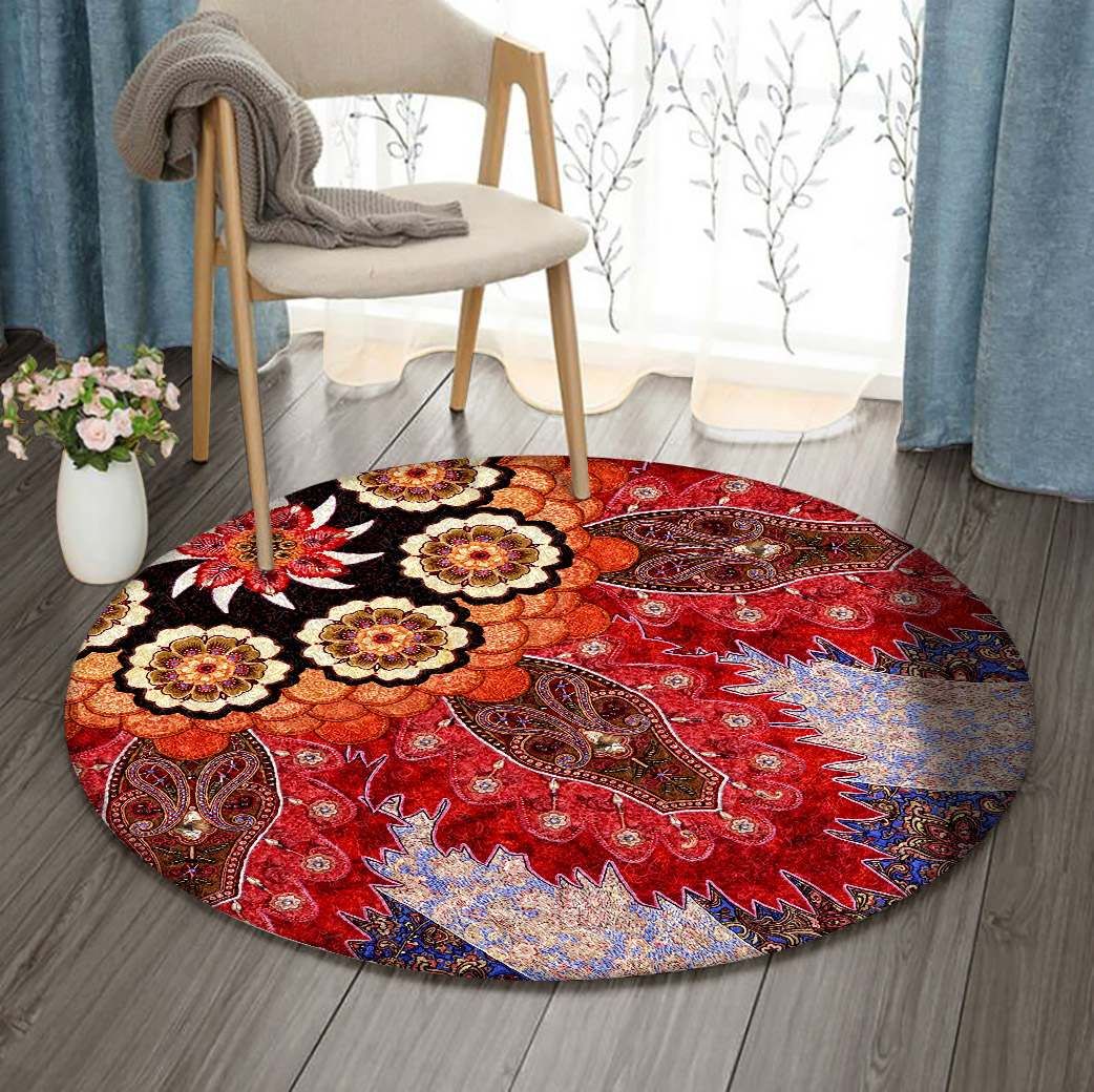 Flower Round Carpet