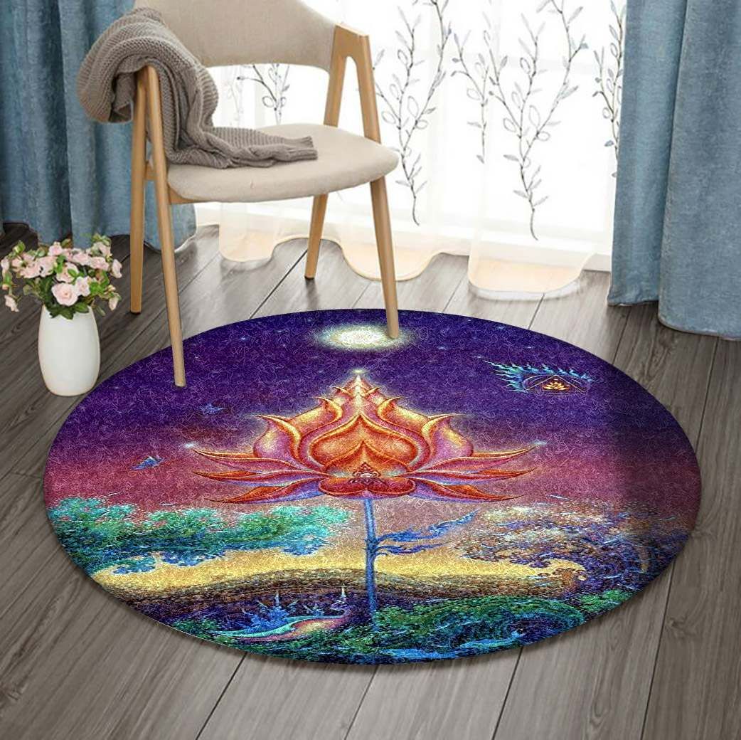Flower Round Carpet