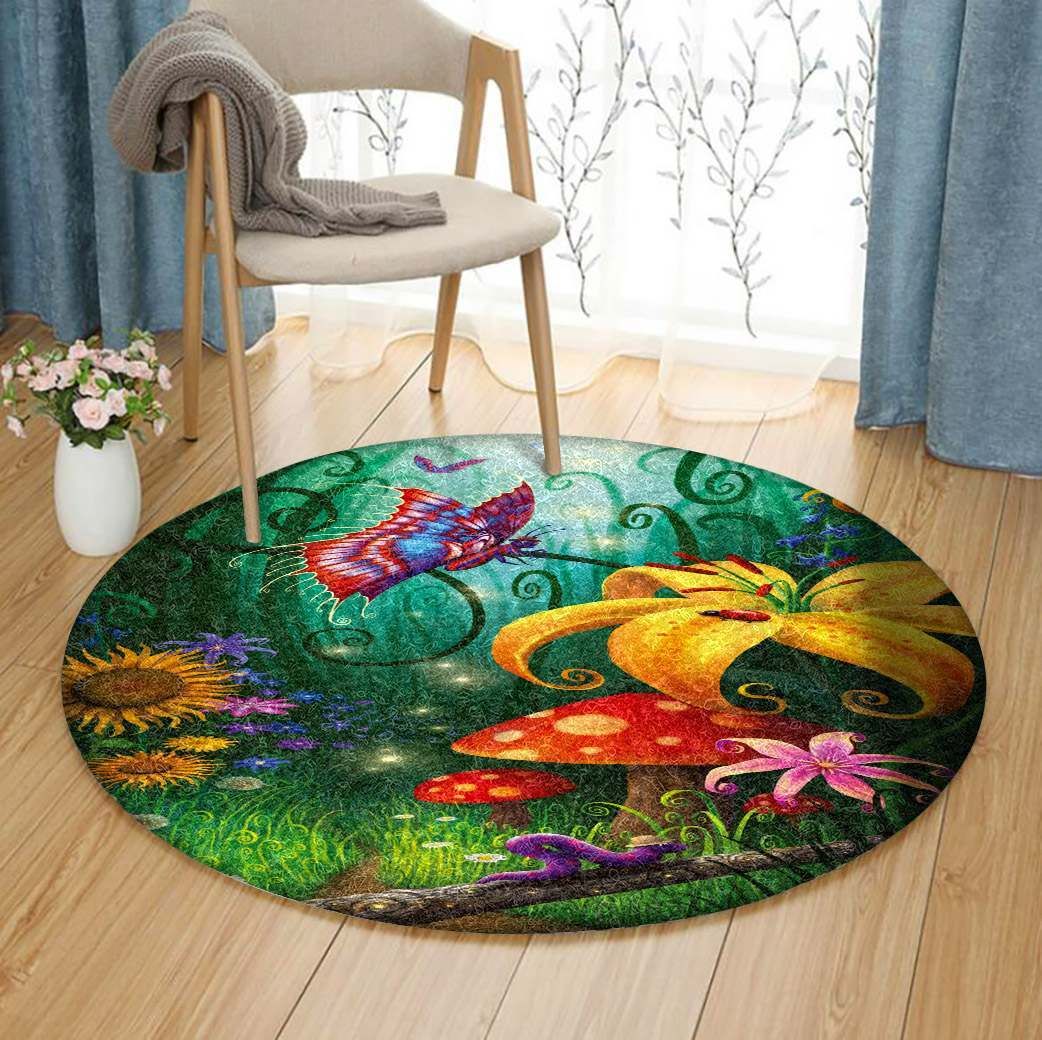 Flower Round Carpet