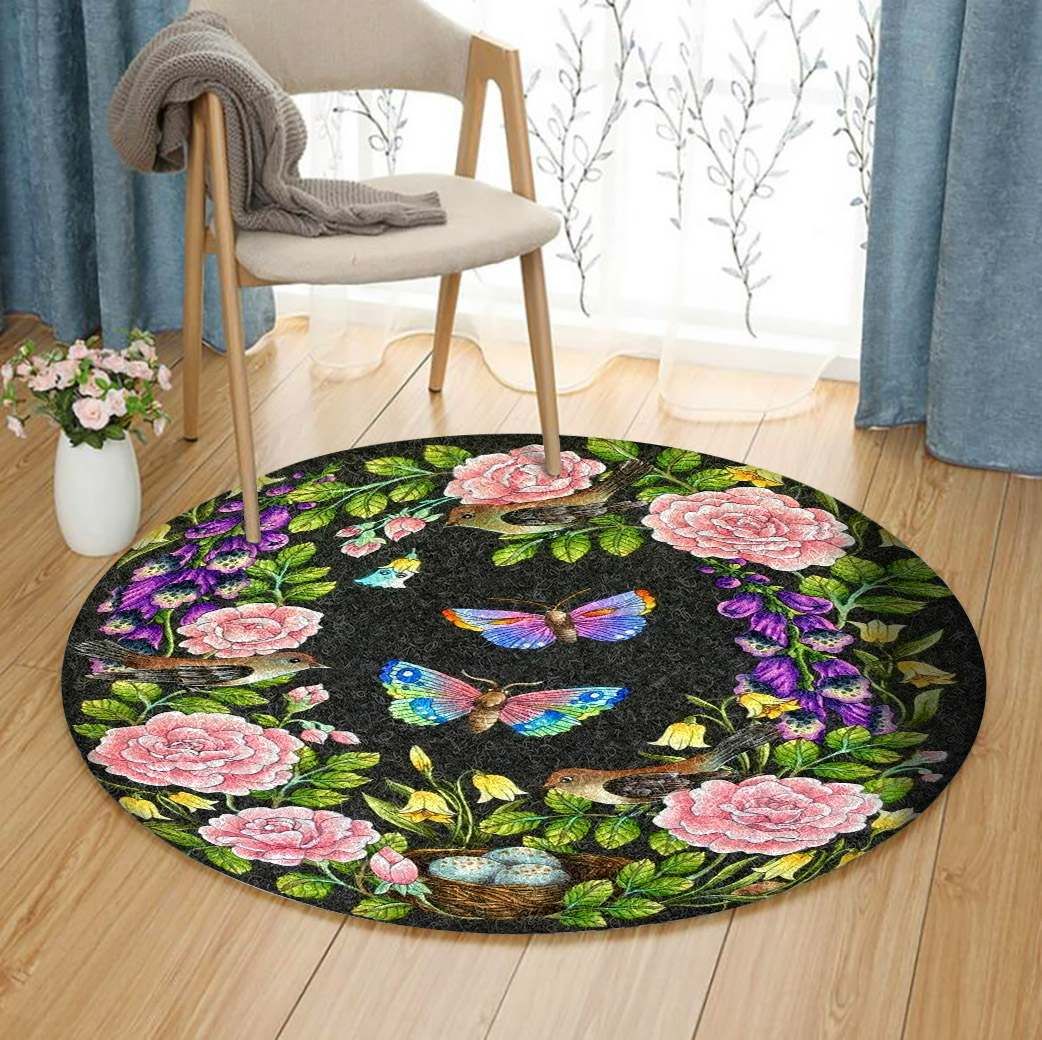 Flower Round Carpet