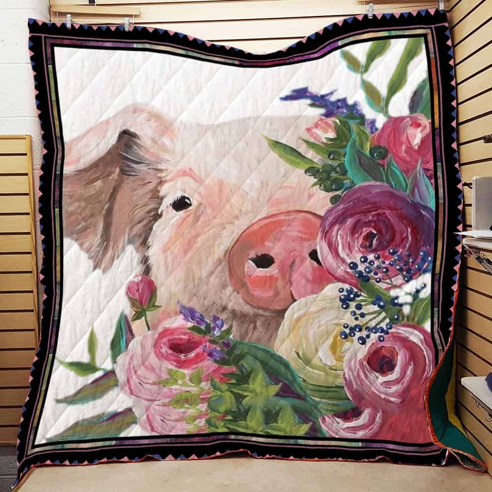 Flower Pig Quilt P174 Dhc11123145Dd