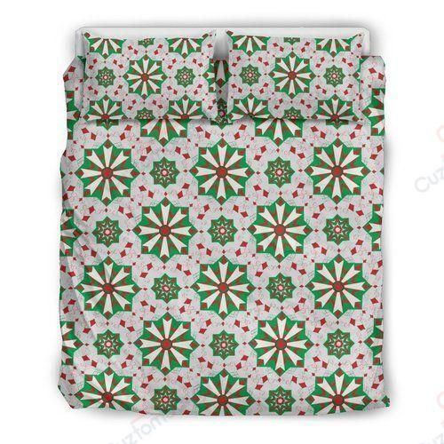 Flower Rustic Pattern Printed Bedding Set