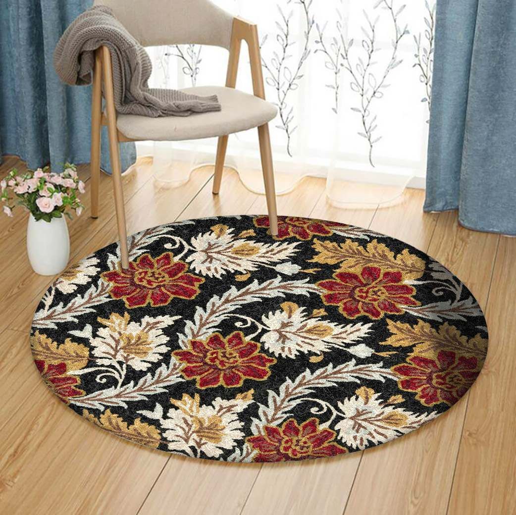 Flower Round Carpet
