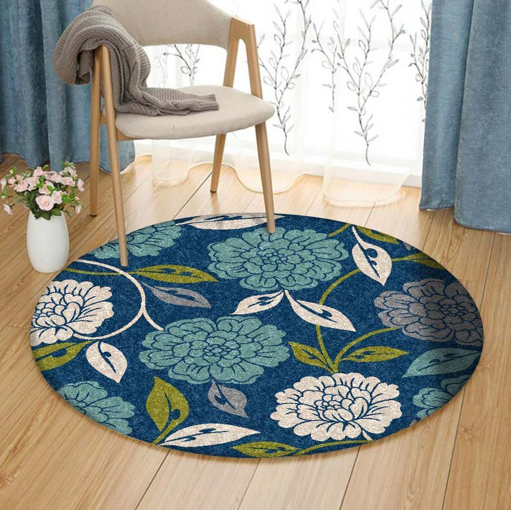 Flower Round Carpet