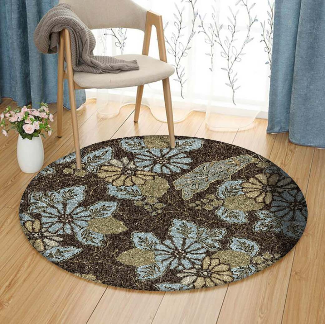 Flower Round Carpet