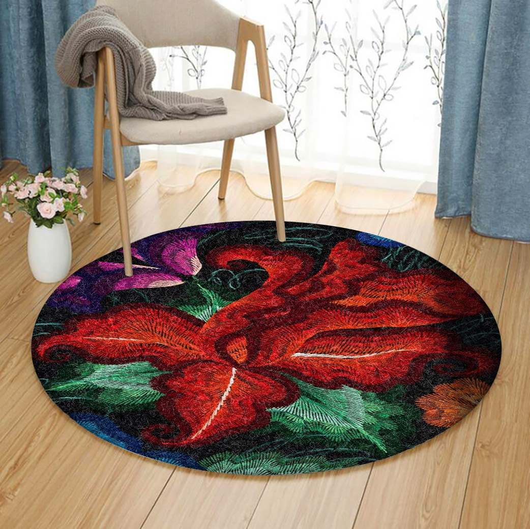 Flower Round Carpet