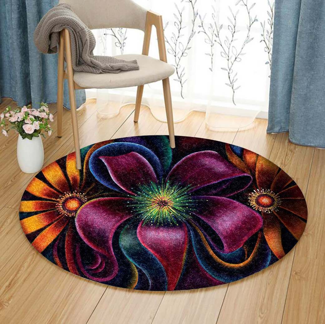 Flower Round Carpet