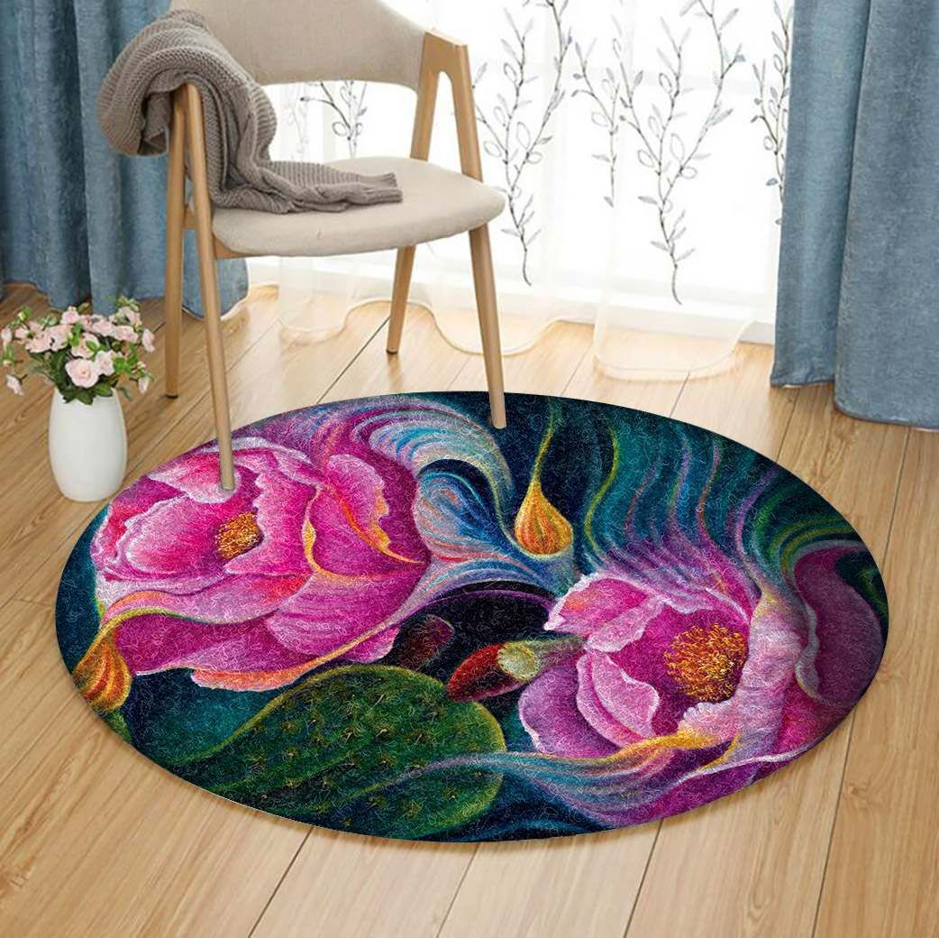 Flower Round Carpet