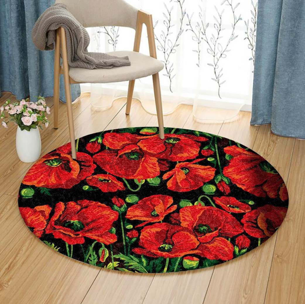 Flower Round Carpet