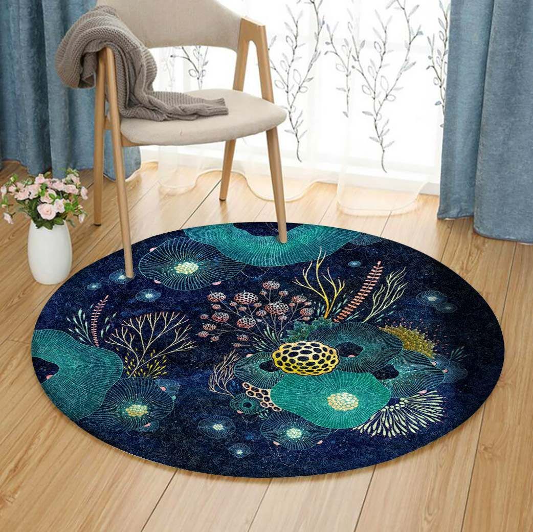 Flower Round Carpet