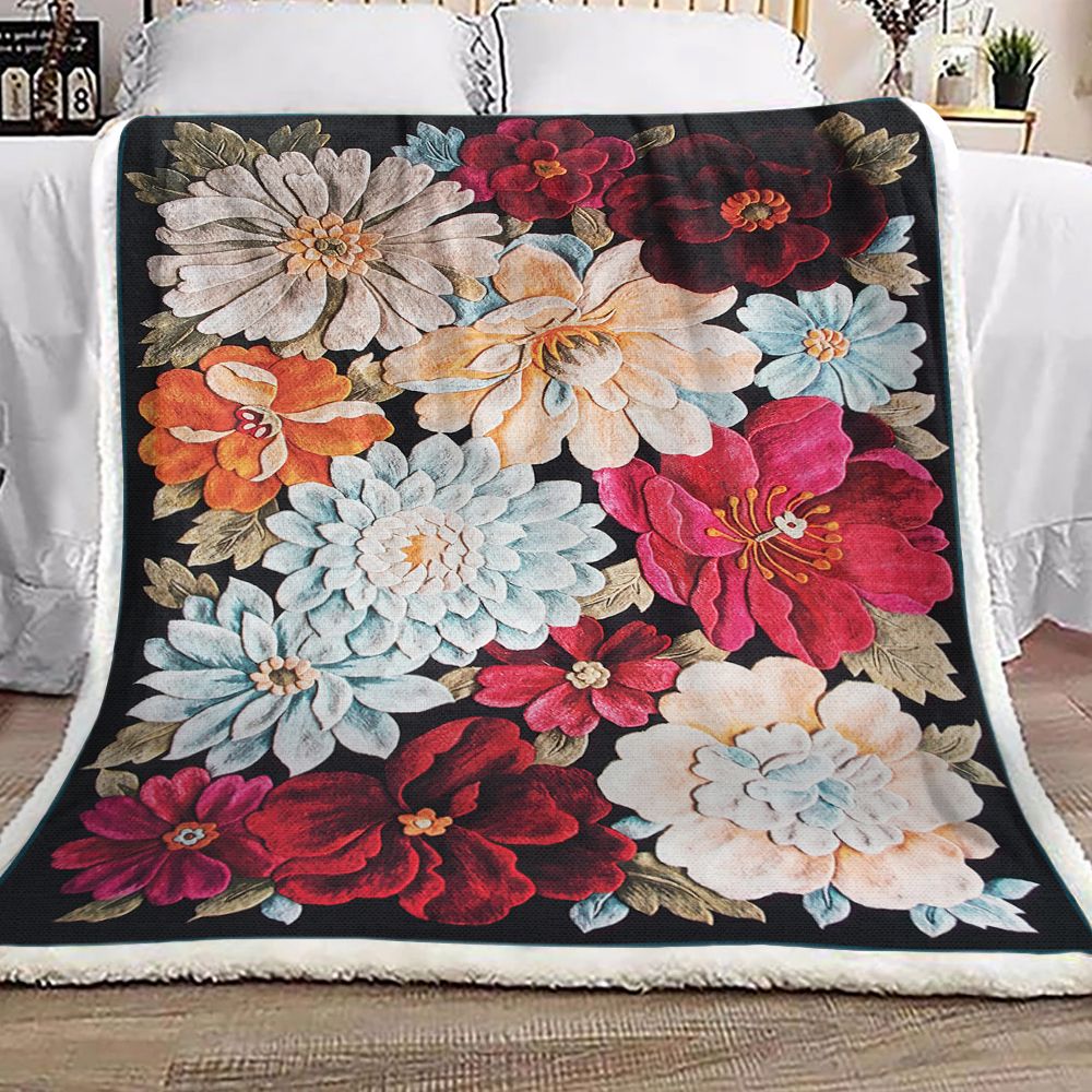 Flower Fleece Blanket