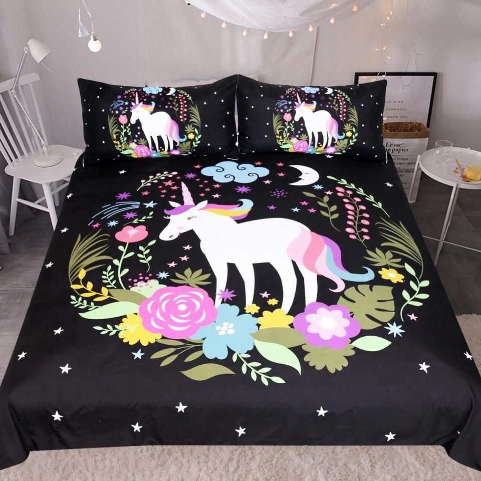 Flowers Cartoon Bedding Set