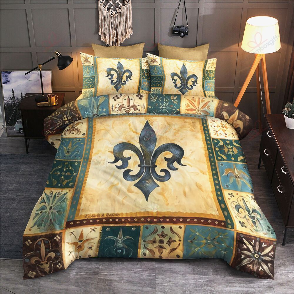 Fluer De Lis Bedding Set