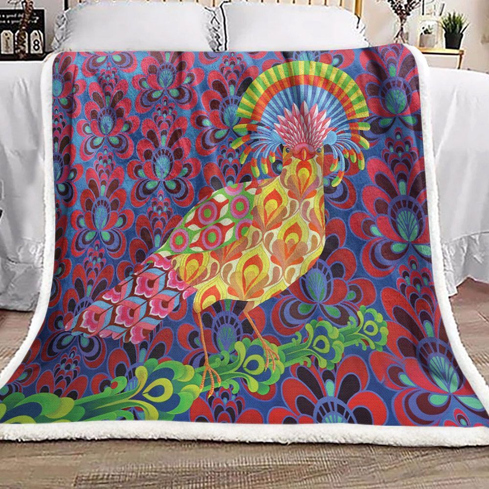 Fly Catcher Sherpa Fleece Blanket