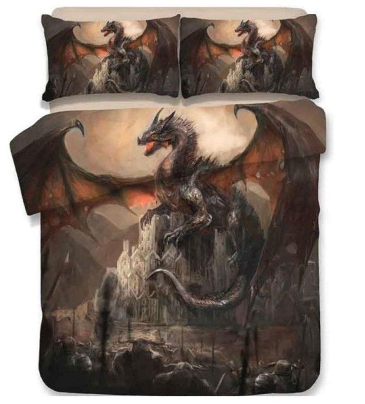 Flying Dragon Bedding Set