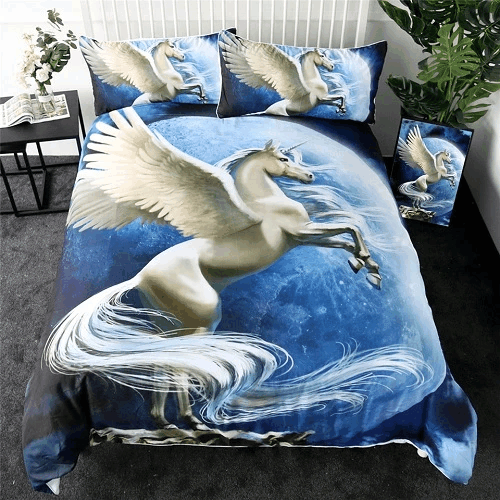 Flying Unicorn Bedding Set