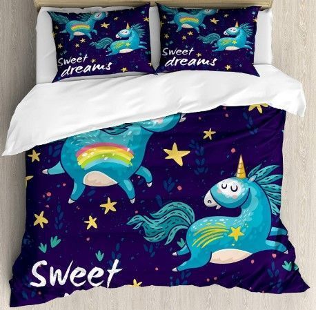 Flying Unicorn Bedding Set