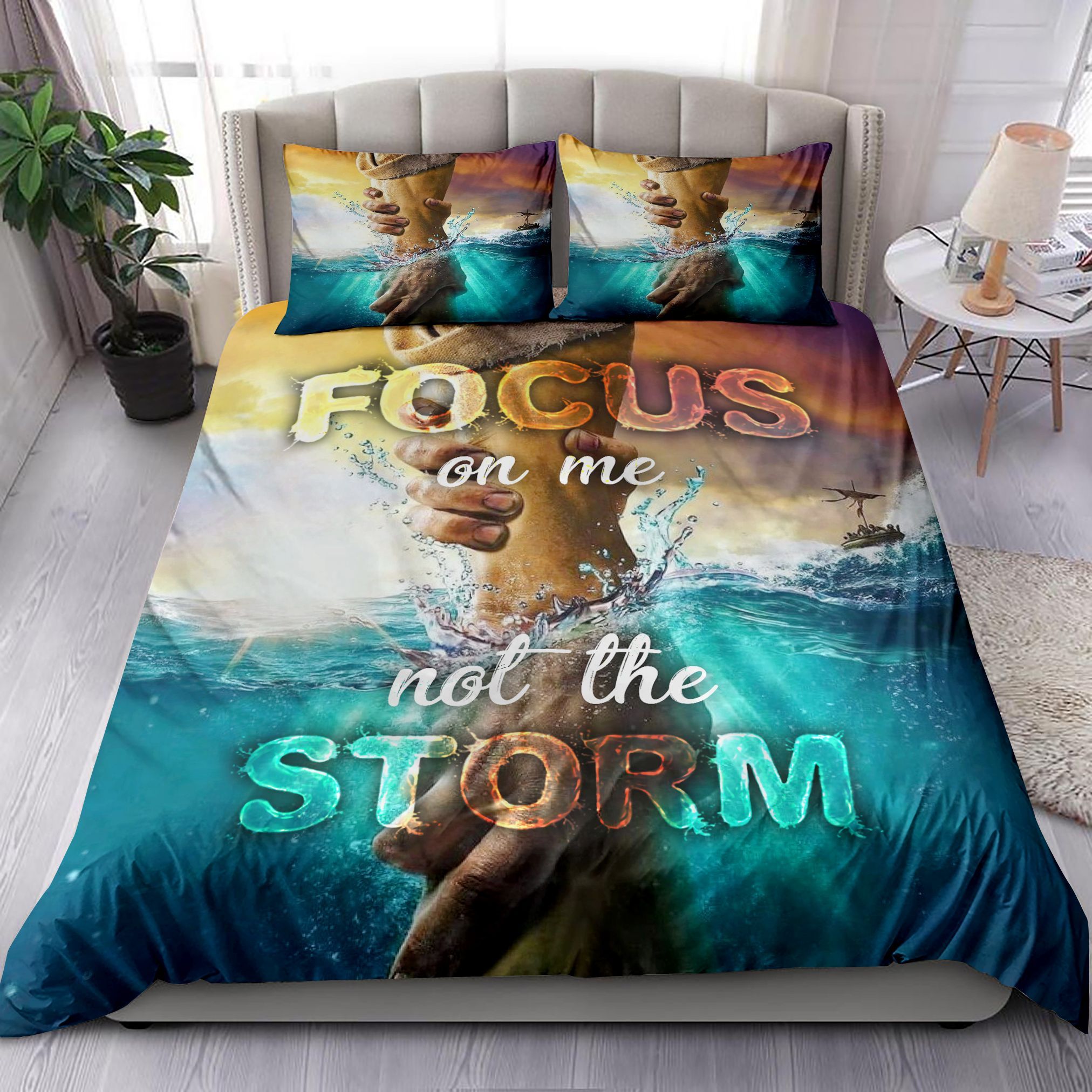 Focus On Me Not The Storm Bedding Set