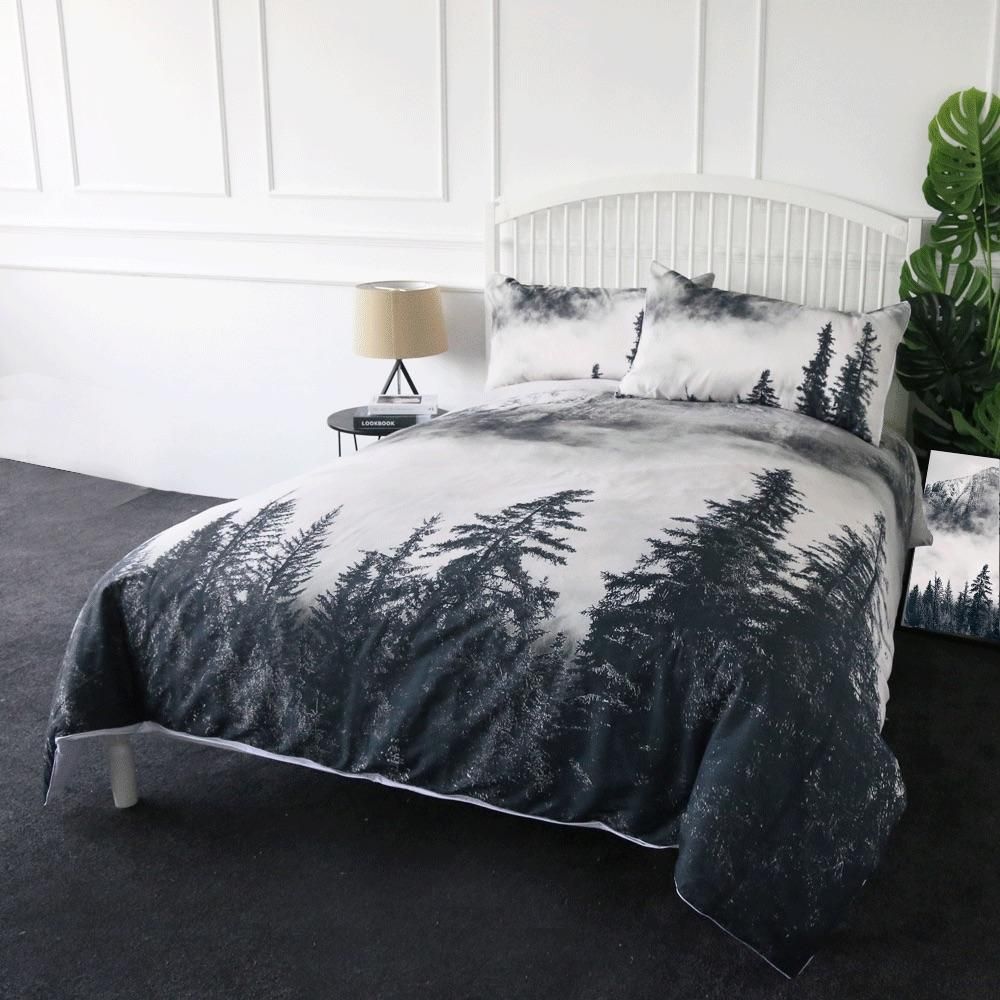Foggy Mountain Bedding Set