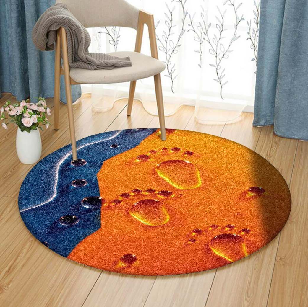 Foot Water Round Carpet