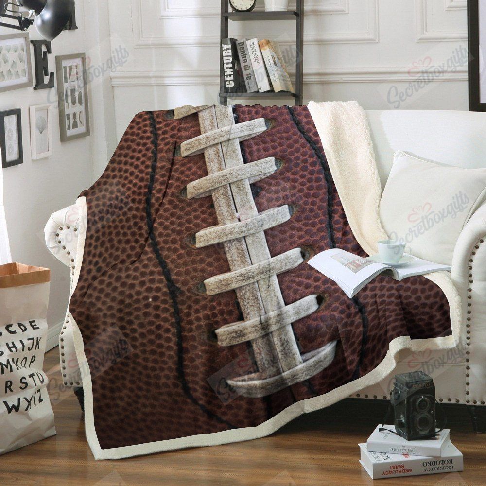 Football American Fleece Blanket