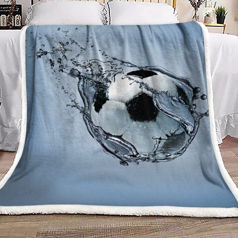 Football Sherpa Fleece Blanket