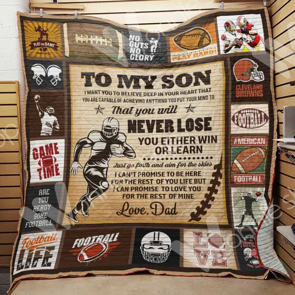 Football Dad Quilt Blanket DHC1102351TD