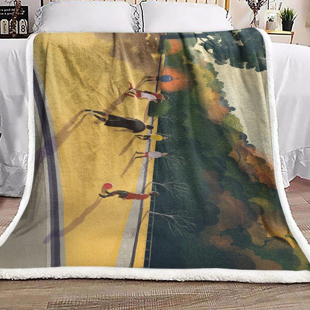 Football Sherpa Fleece Blanket