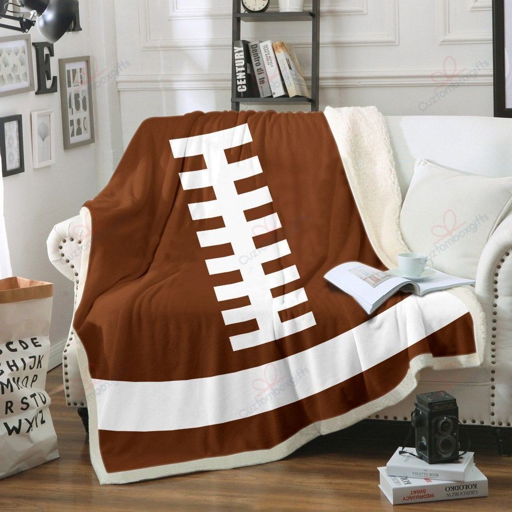 Football Fleece Blanket