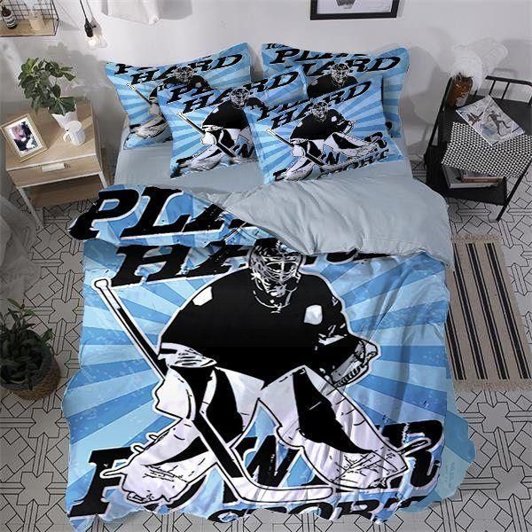 Football Player Stripes Bedding Set