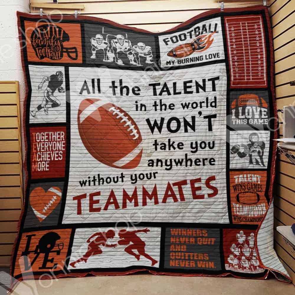 Football Quilt Blanket DHC0302699TD