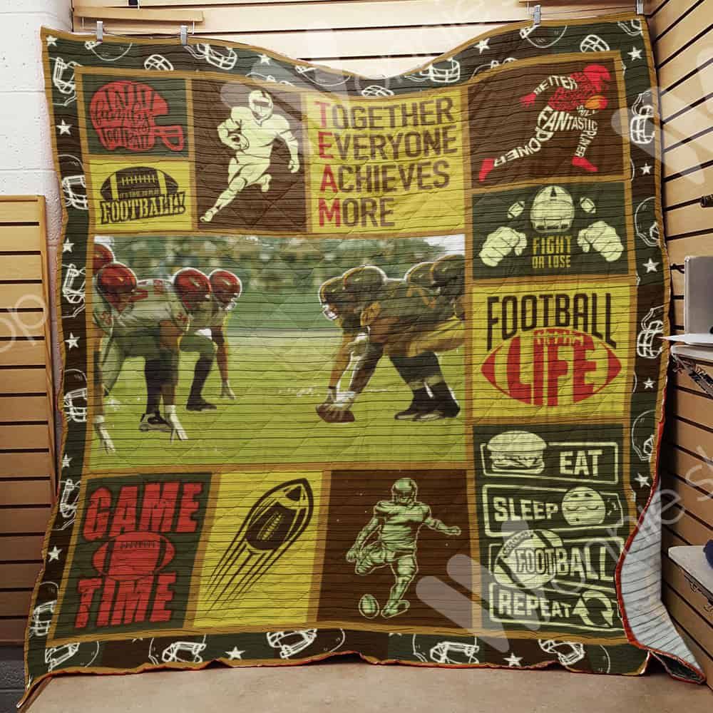 Football Quilt Blanket DHC0302735TD