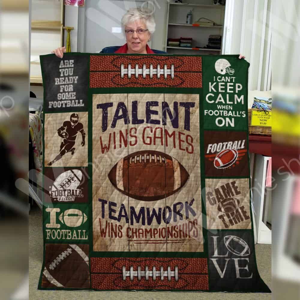Football Quilt Blanket DHC0302749TD