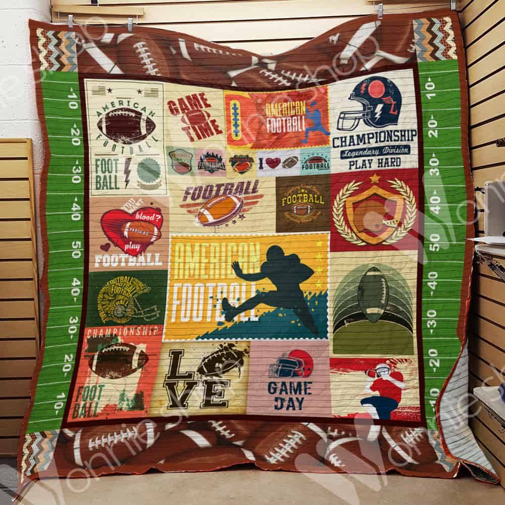 Football Quilt Blanket DHC05021270TD