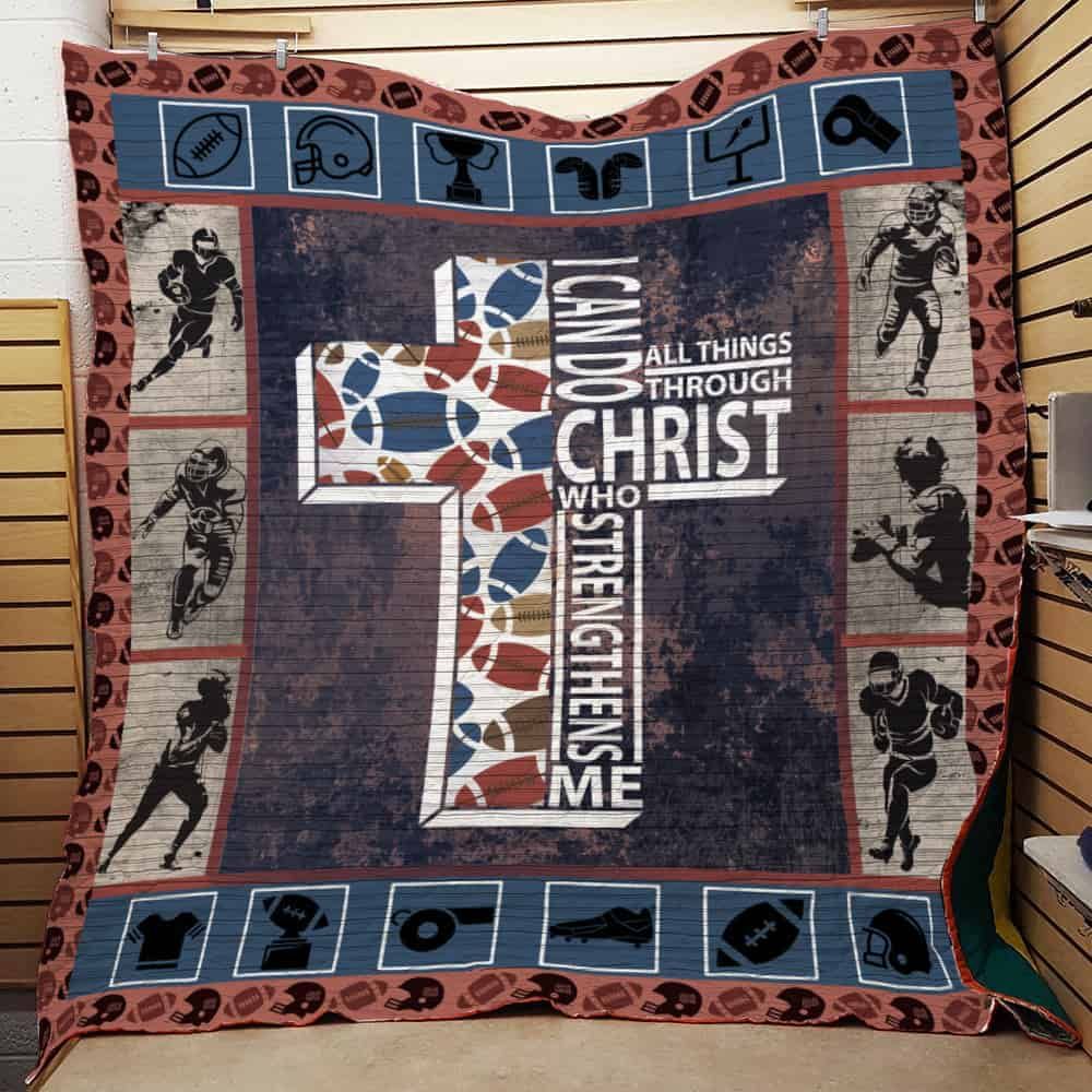 Football Quilt Blanket DHC0502842TD