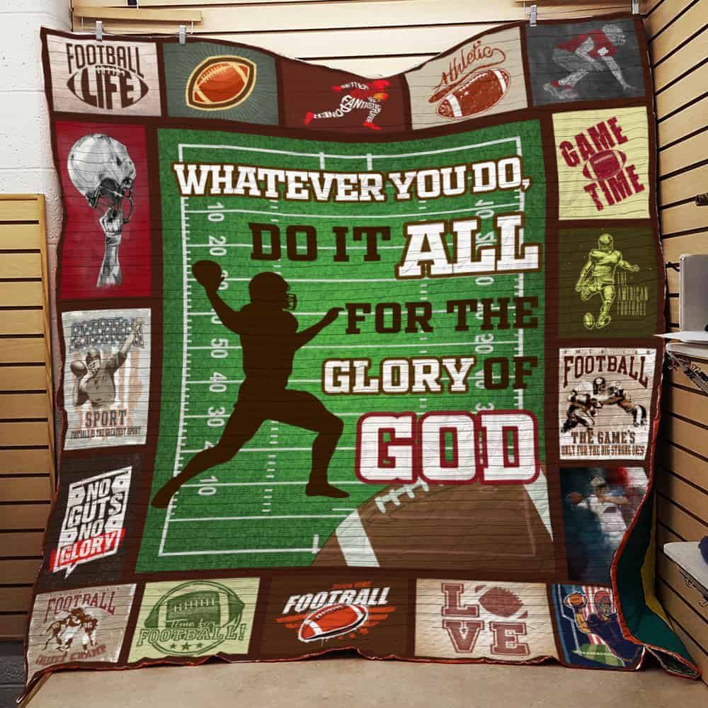 Football Quilt Blanket DHC0502878TD