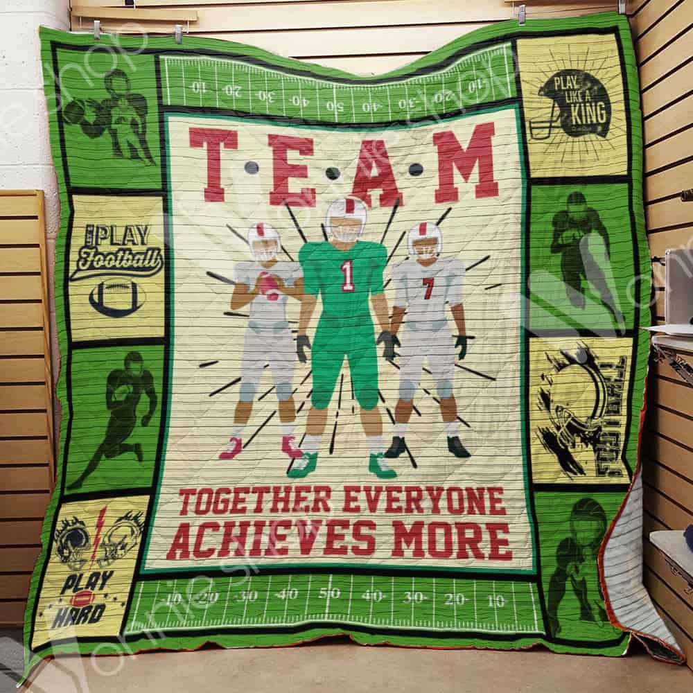 Football Quilt Blanket DHC1002512TD