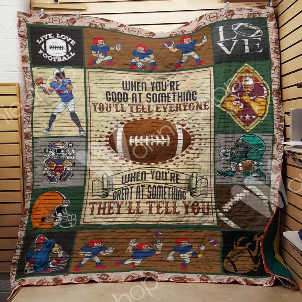 Football Quilt Blanket DHC1102567TD