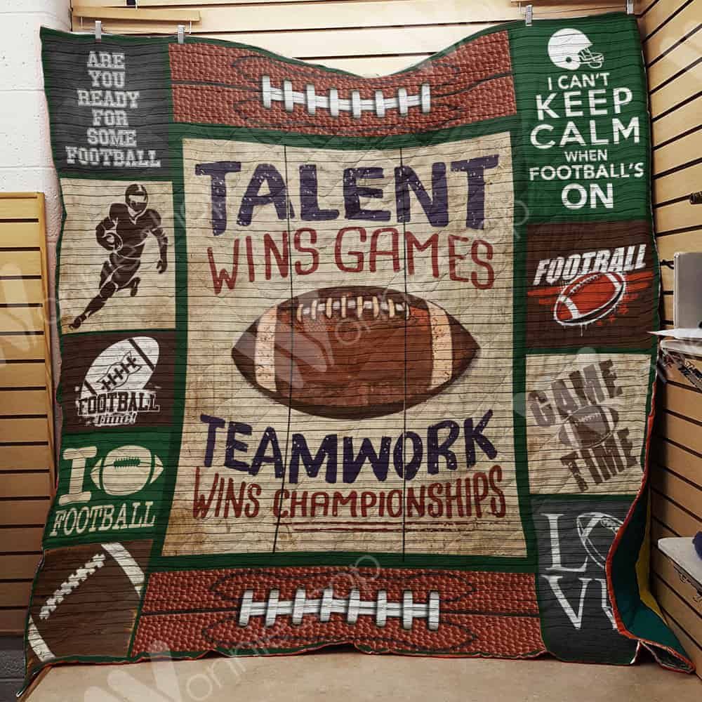 Football Quilt Blanket DHC1102912TD