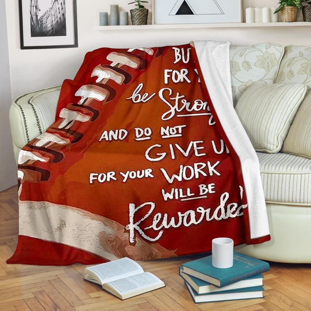 Football Rewarded Sherpa Fleece Blanket