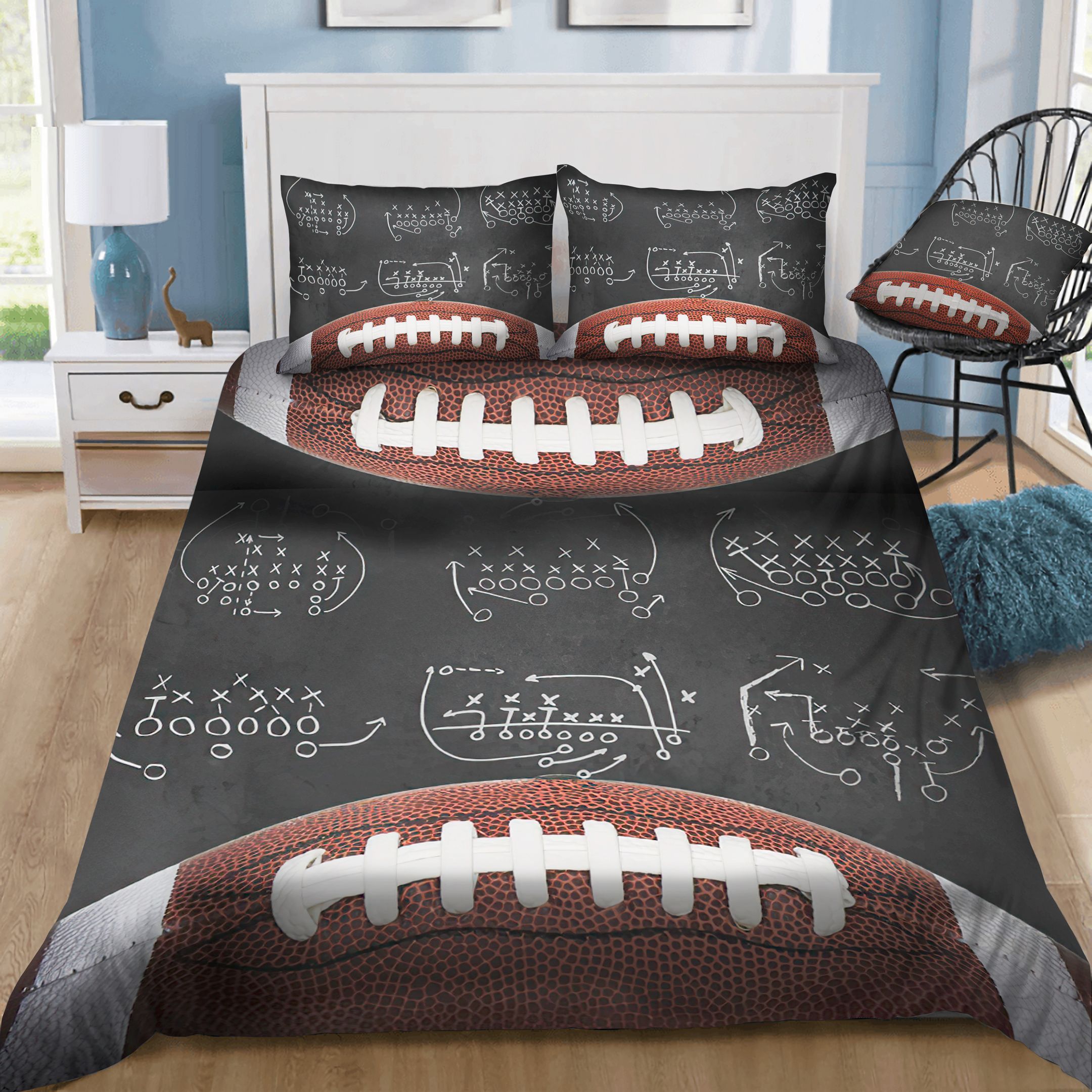 Football Tactics Bedding Set