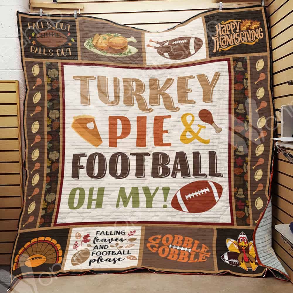 Football Thanksgiving Quilt Blanket DHC01021481TD