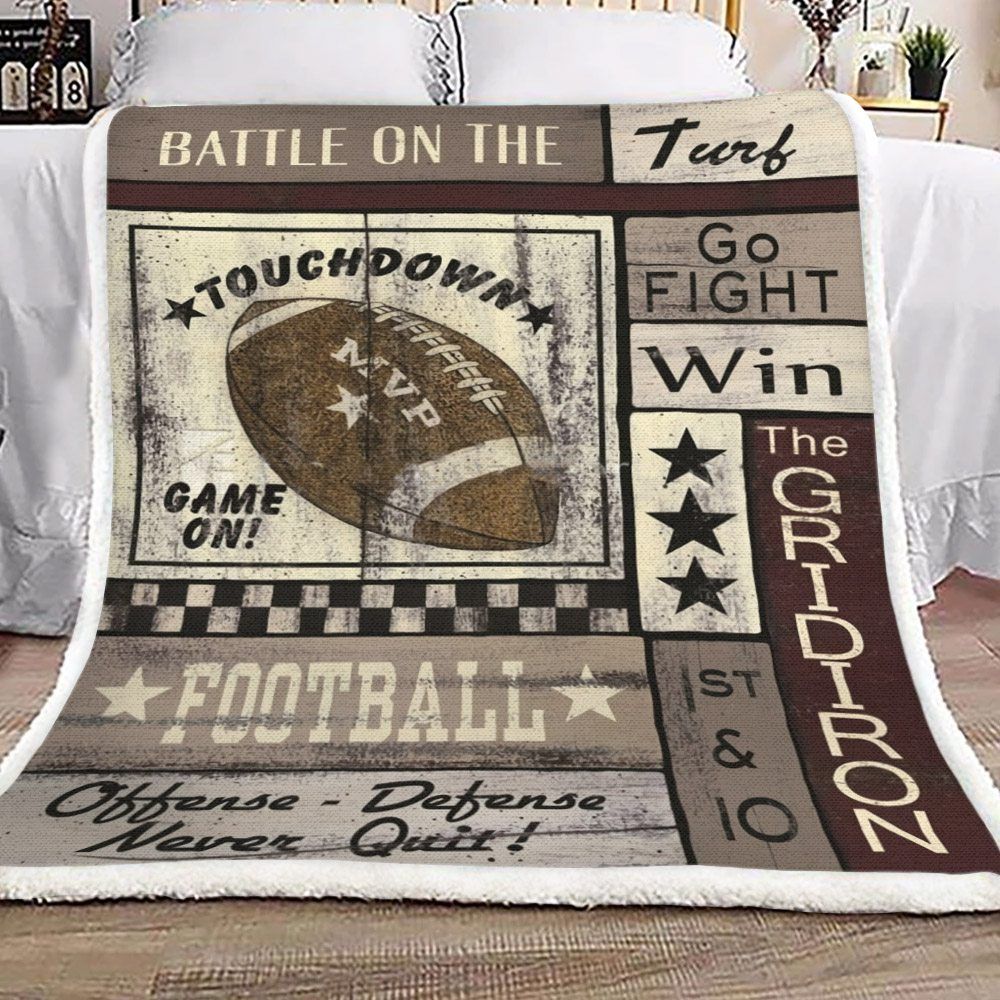 Football Sherpa Fleece