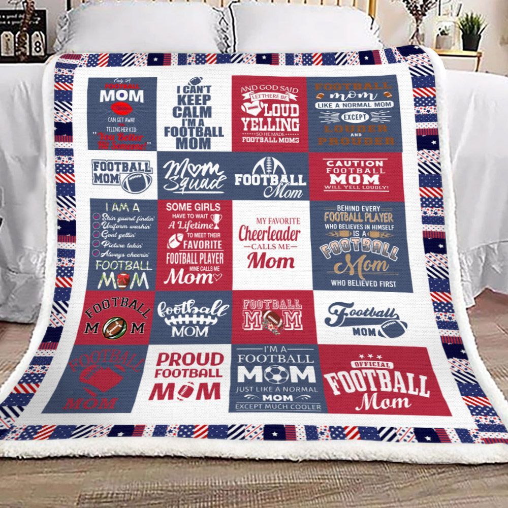 Football Sherpa Fleece Blanket