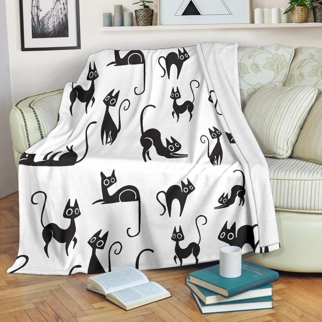 For Cat Lovers Sherpa Fleece Blanket