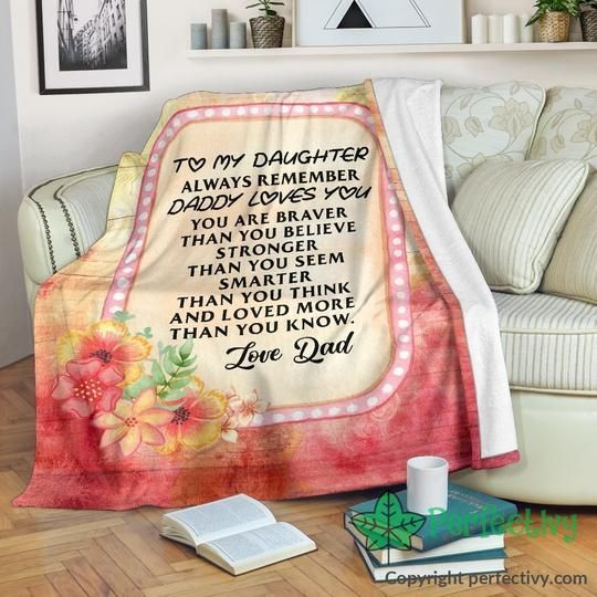 For Daughter Sherpa Fleece Blanket