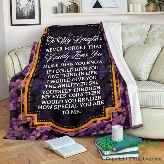 For Daughter Sherpa Fleece Blanket